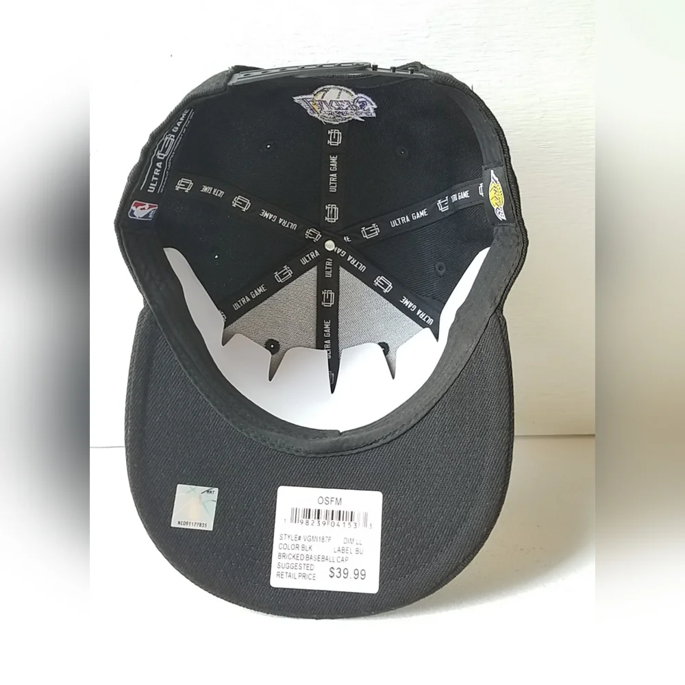 Lakers NBA Official Bricked Snapback Basketball Cap